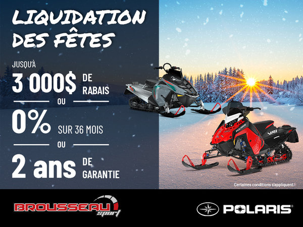 Liquidation des fêtes!