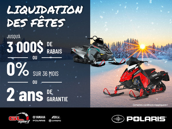 Liquidation des fêtes!