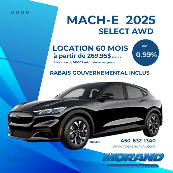 Offre en location Mach-E 2025