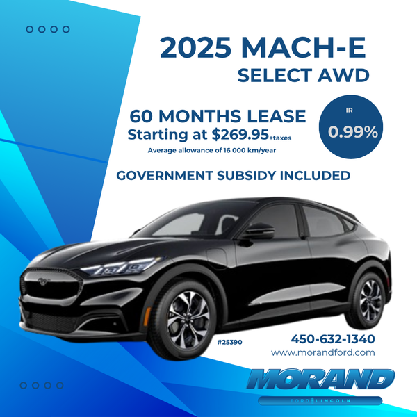 Lease offer 2025 Mach-E
