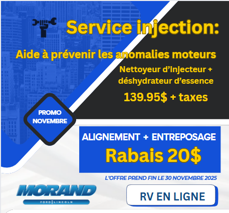 Promotion automnale du service