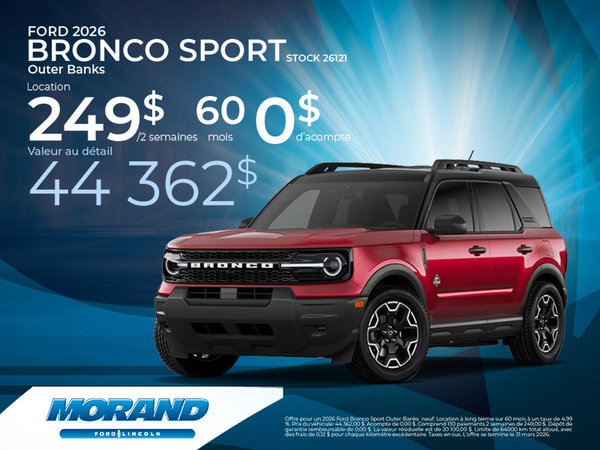 Ford Bronco Sport Outer Banks 2026