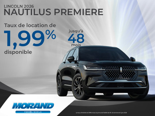 Lincoln Nautilus Premiere 2026