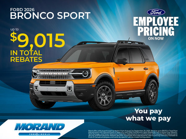 Bronco Sport 2026