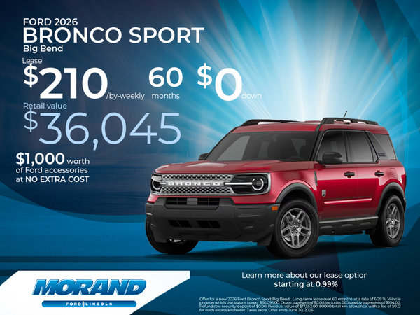 Bronco Sport Big Bend 2026
