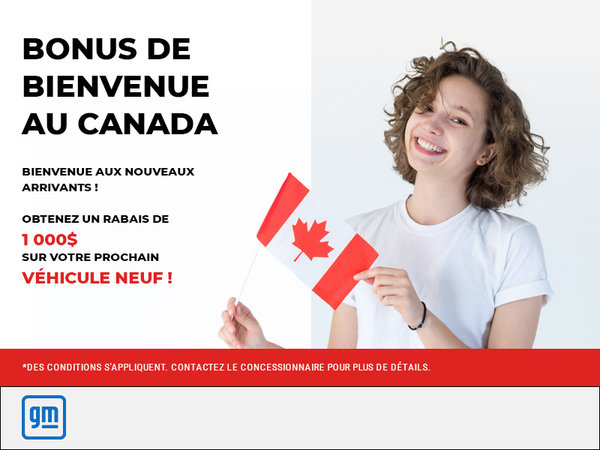 Bonus de bienvenue au Canada