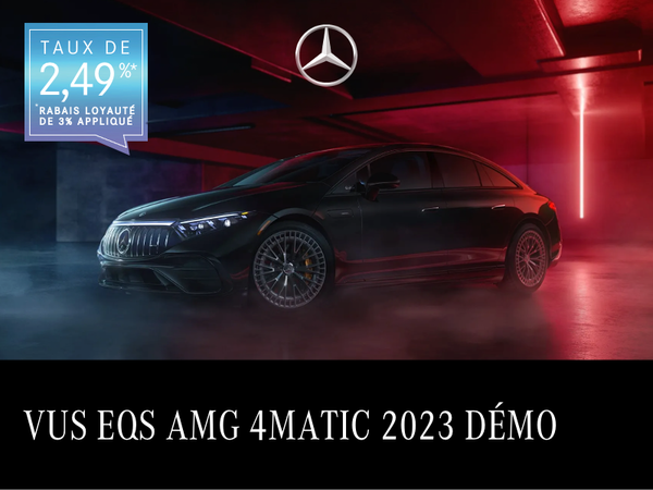 Démo BERLINE EQS AMG 4MATIC 2023  à partir de 1 776 $/mois*