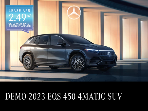 2023 EQS 450 4MATIC SUV Demo from $1,297/month*