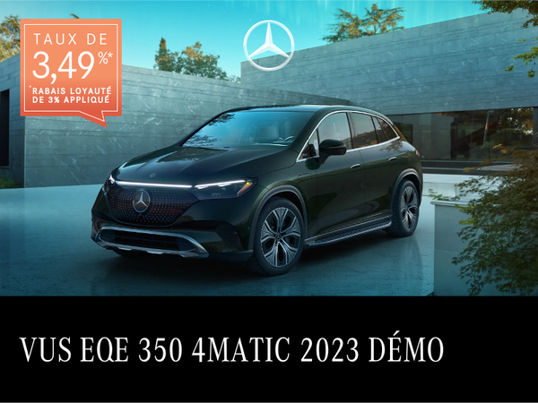 Démo VUS EQE 350 4MATIC 2023  à partir de 1 190 $/mois*