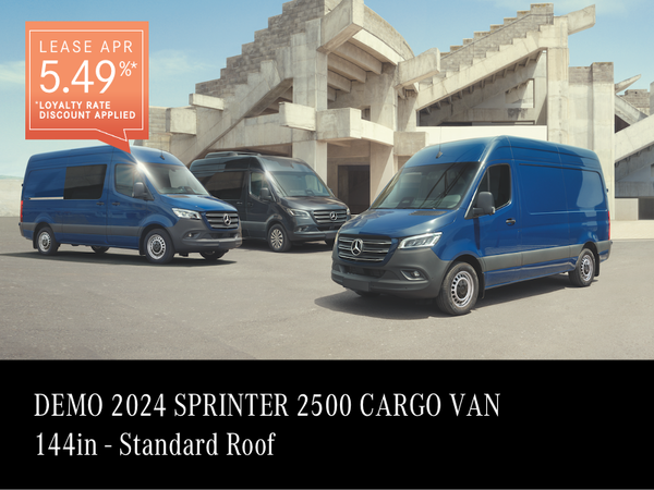 2024 SPRINTER 2500 Cargo Van from $918/month*