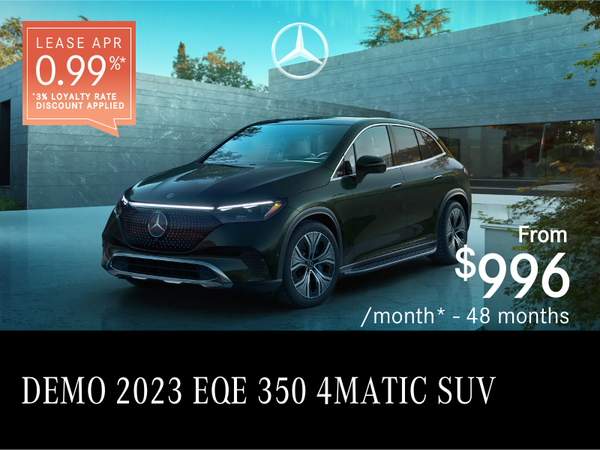 2023 EQE 350 4MATIC SUV Demo from $996/month*