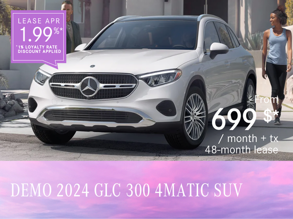 2024 GLC 300 4MATIC SUV from $699/month*+tx