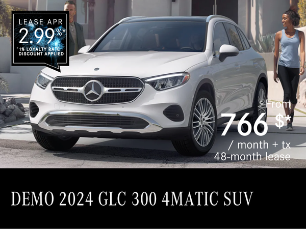 2024 GLC 300 4MATIC SUV from $766/month*+tx