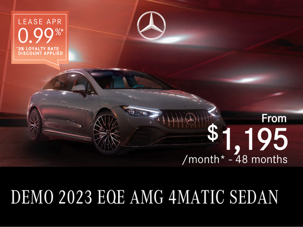 2023 EQE AMG 4MATIC sedan Demo from $1,195/month*