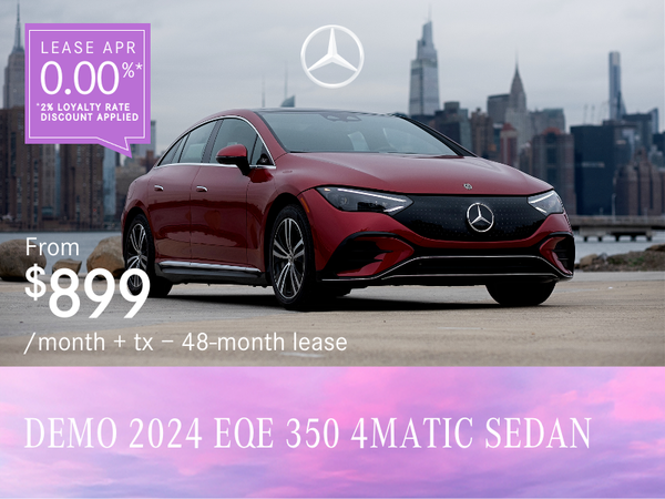 2024 EQE 350 4MATIC SEDAN from $899/month*+tx