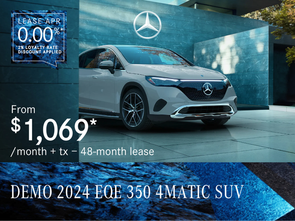 2024 EQE 350 4MATIC SUV from $1,069/month*+tx