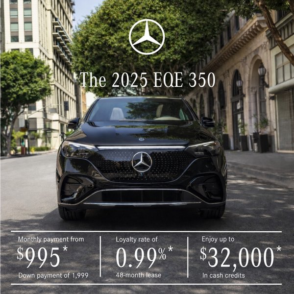 Lease the 2025 EQE 350 4MATIC SUV from $995/month + taxes*