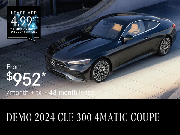 2024 CLE 300 4MATIC COUPE from $952/month*+tx