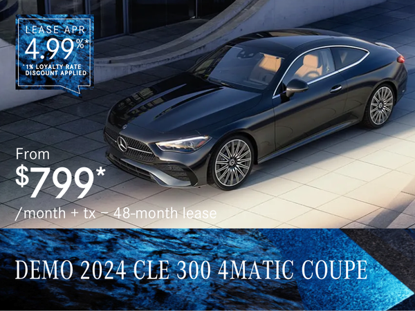 2024 CLE 300 4MATIC COUPE from $799/month*+tx