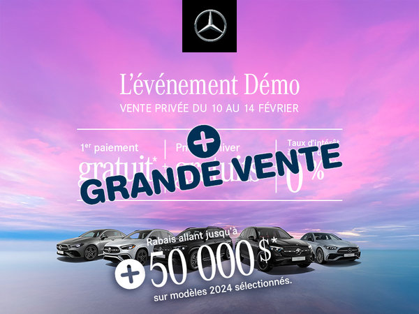 C'est l'événement Démo Vente Privée
