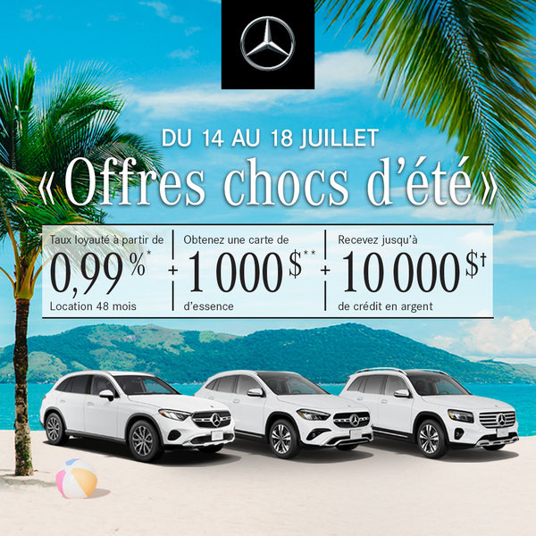 Offres chocs d'été