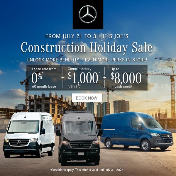 Construction Holiday Sale