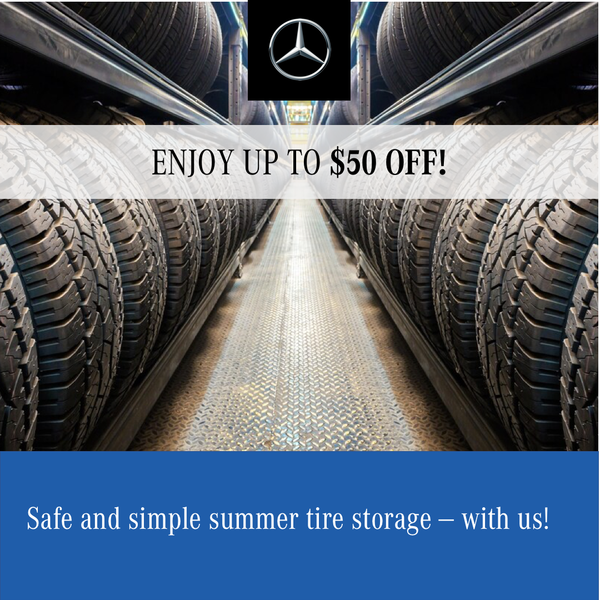 Store your summer tires with complete peace of mind!