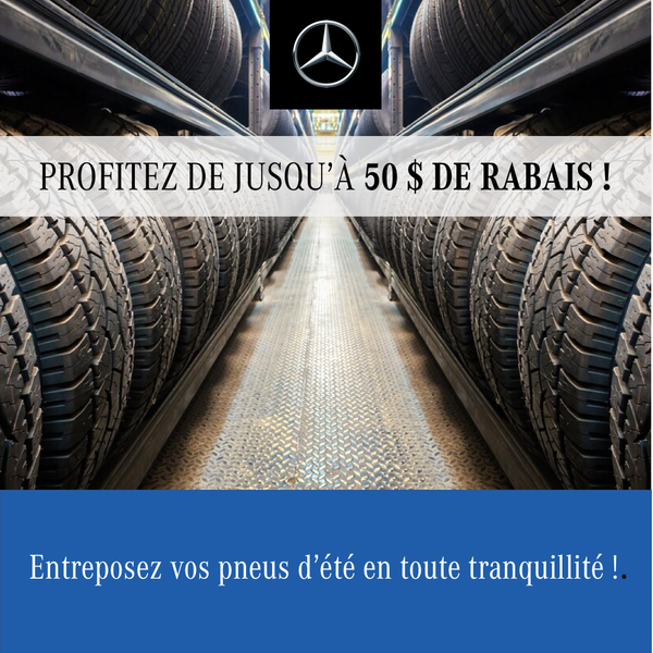 Entreposez vos pneus d’été en toute tranquillité !