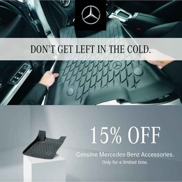 Enjoy 15% off!* on accessories.