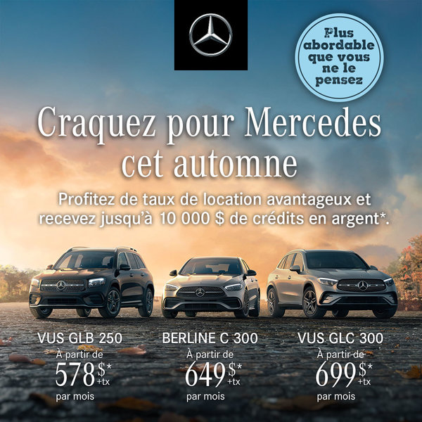 Événement Craquez pour Mercedes