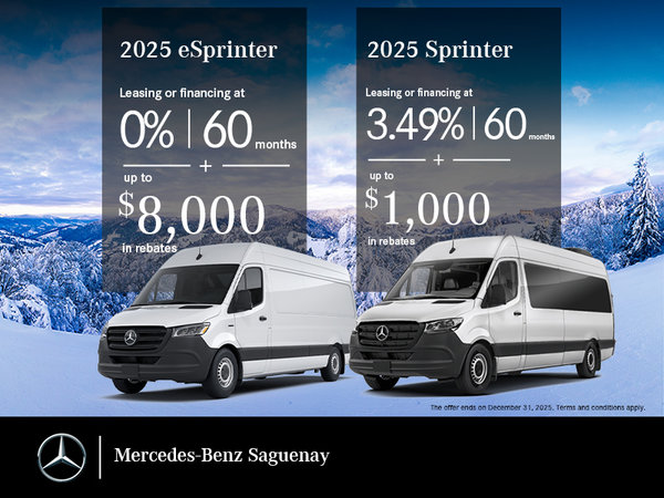2025 Sprinter and 2025 eSprinter