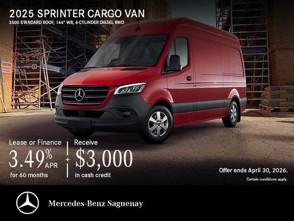 2025 Sprinter Cargo Van