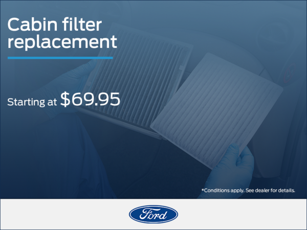 Get Your Cabin Filter Replacement Today!