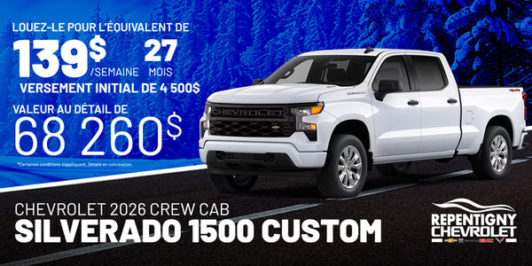 Chevrolet Silverado Custom 2026