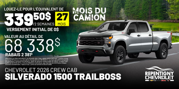 Silverado 1500 Trailboss 2026