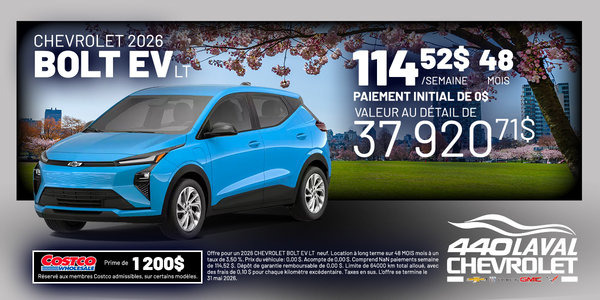 Chevrolet Bolt EV LT 2026