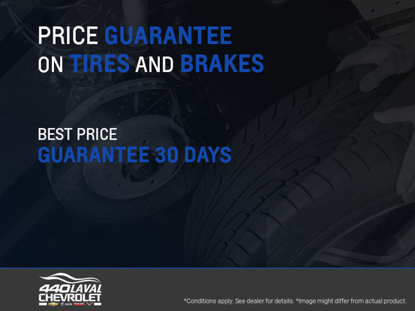 Price Guarantee on Tires and Brakes