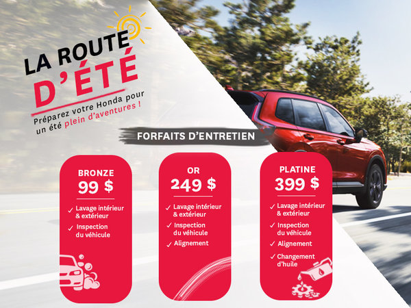 La route d’été – Préparez votre Honda pour la saison des aventure