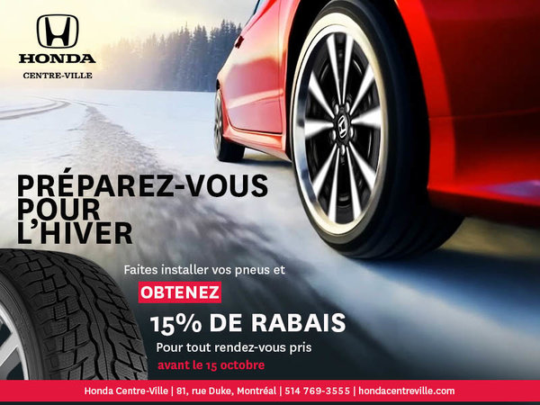 PRÉPAREZ-VOUS POUR L’HIVER