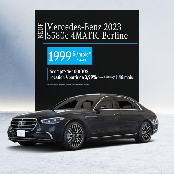 S580e 4MATIC Berline 2023