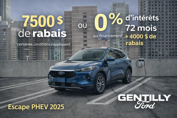 Promotion Janvier - Escape PHEV 2025