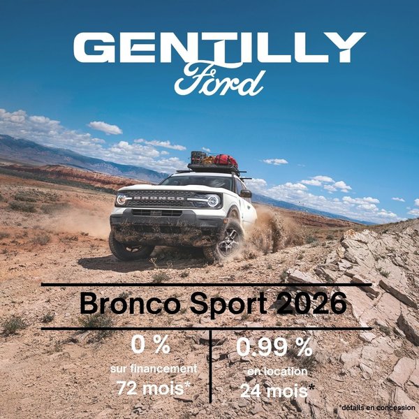 Bronco Sport 2026- Promotion Mai