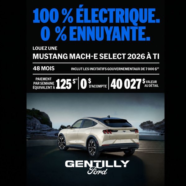Promotion Juillet 2026 - Mach-E 2026
