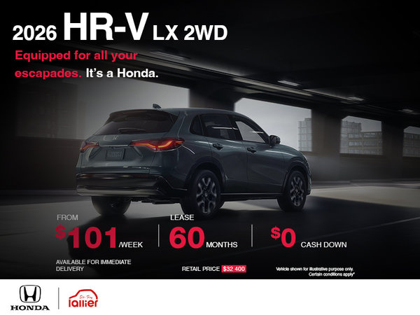 2026 HR-V LX 2WD