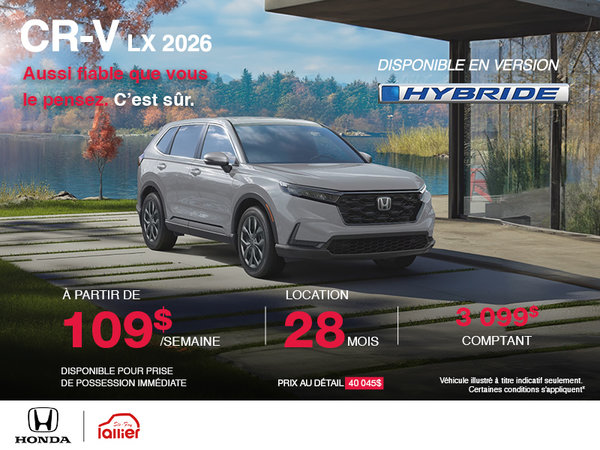 CR-V LX 2026