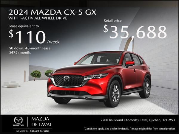 Get the 2024 Mazda CX-5!