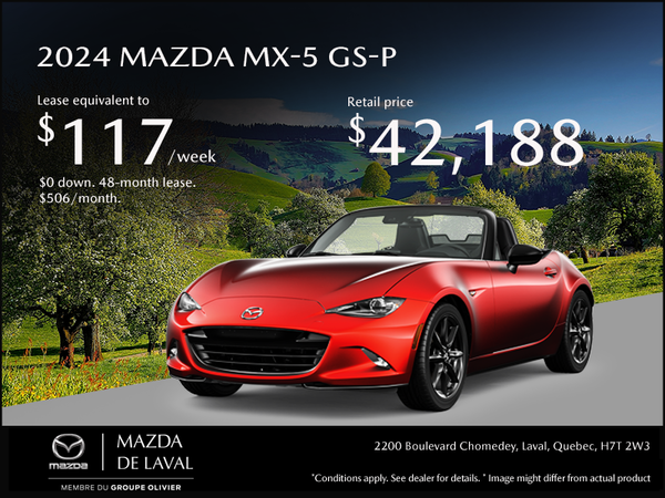 Get the 2024 Mazda MX-5!