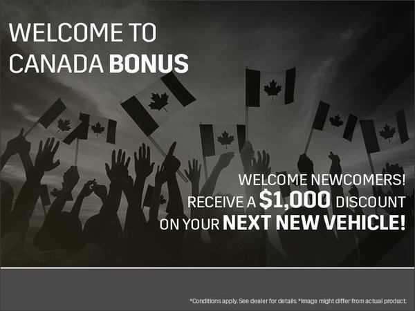 WELCOME TO CANADA BONUS