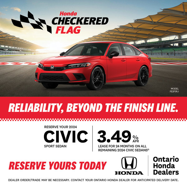 Reserve your 2024 Civic Sport.
