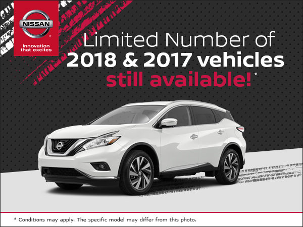 Jonker Nissan Clearance Event!